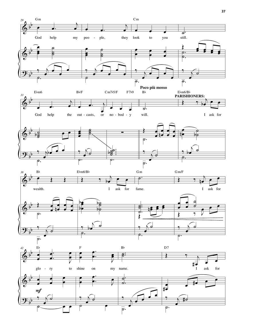 God Help The Outcasts (from The Hunchback Of Notre Dame: A New Musical) Voice Solo scores gallery preview page 3