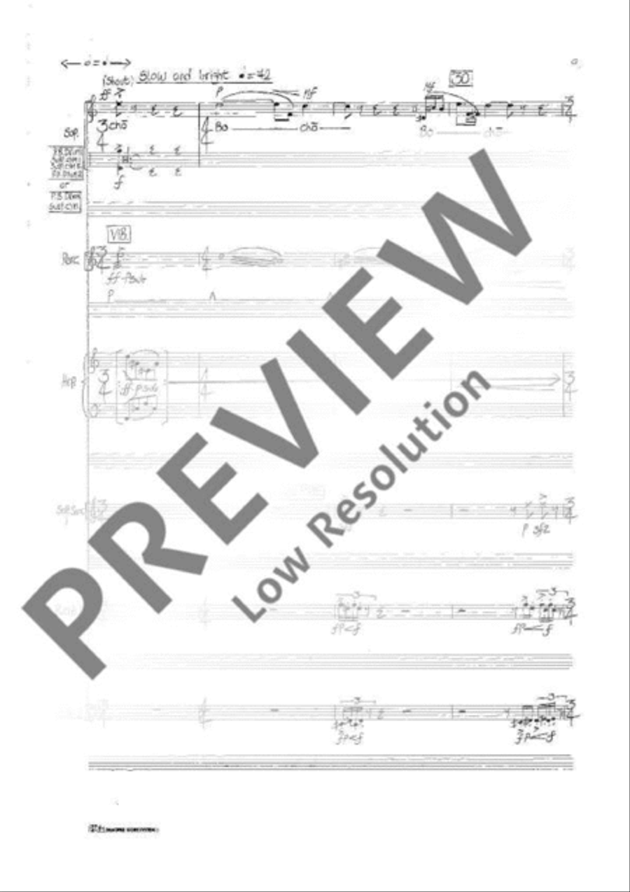 Lament for a Hanging Man Lament for a Hanging Man Study Score scores gallery preview page 12