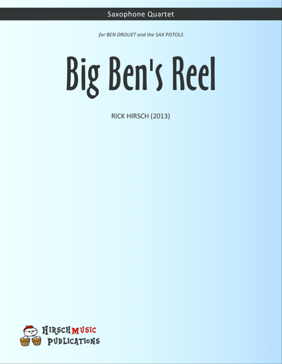 Big Ben's Reel Woodwind Quartet scores gallery preview page 1