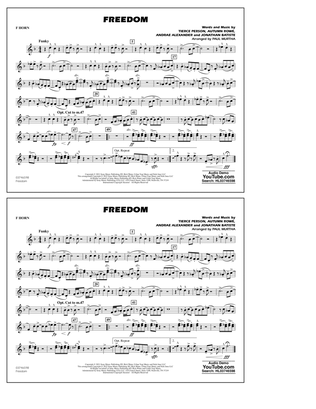 Freedom (arr. Paul Murtha) - F Horn