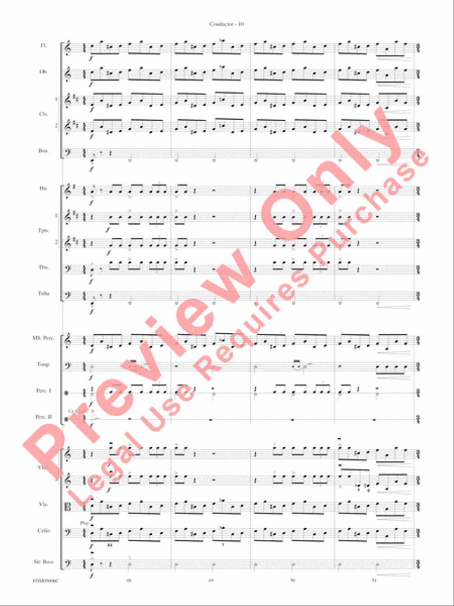 Battle of the Heroes (from Star Wars: Episode III Revenge of the Sith) Full Orchestra scores gallery preview page 13