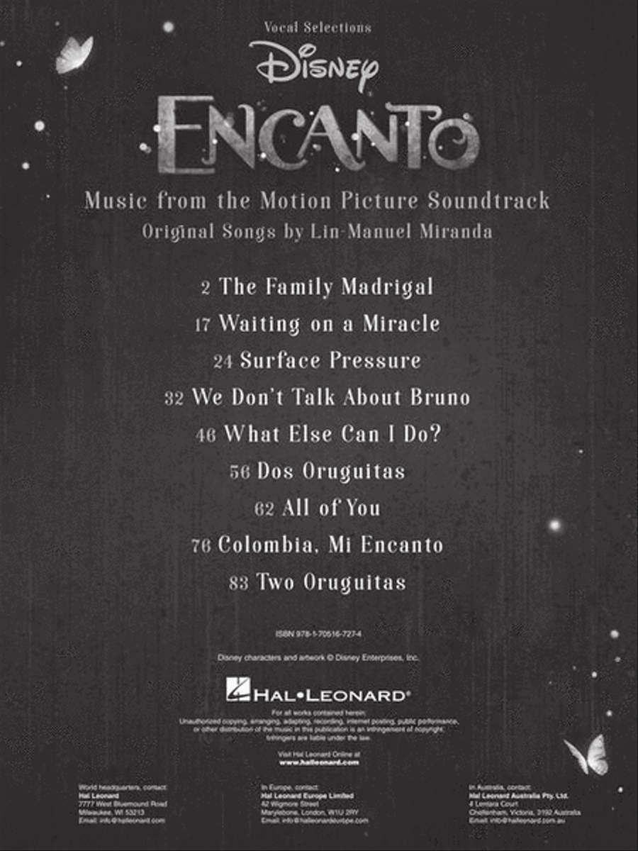 Encanto Voice scores gallery preview page 3