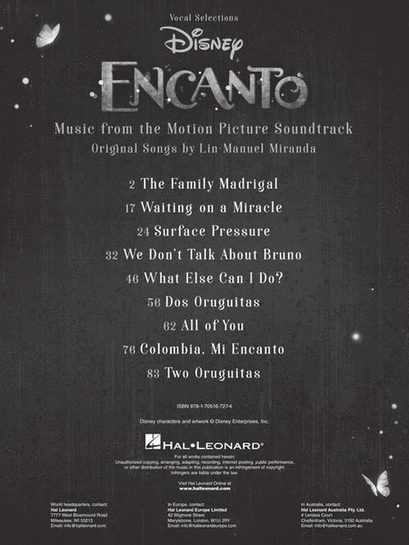 Encanto by Lin-Manuel Miranda Voice - Sheet Music