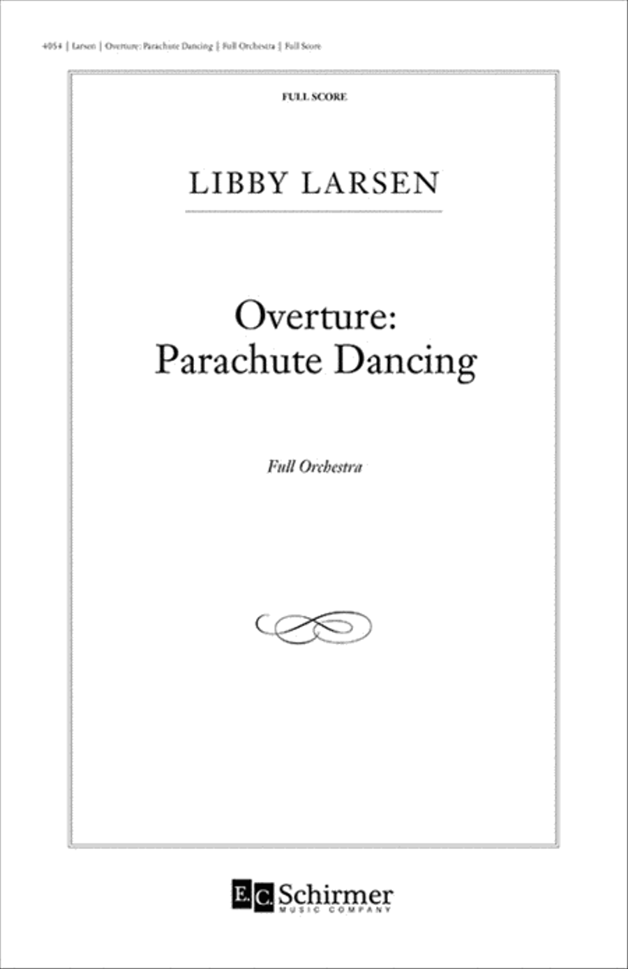 Overture: Parachute Dancing Full Orchestra scores gallery preview page 1