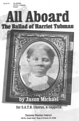 Book cover for All Aboard: the Ballad of Harriet Tubman