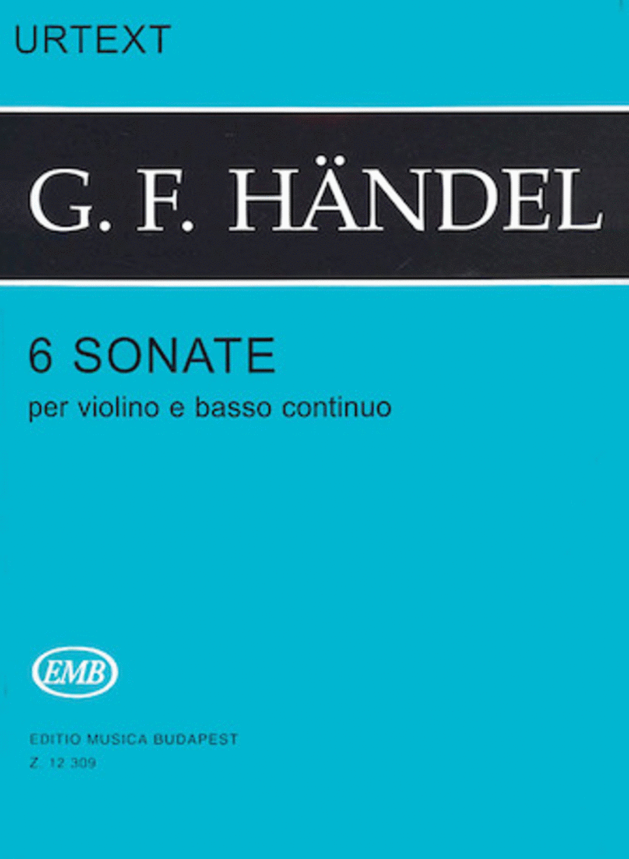 Six Sonate for Violin and Basso Continuo
