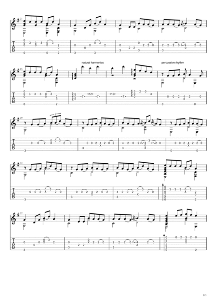 7 Years Electric Guitar scores gallery preview page 2