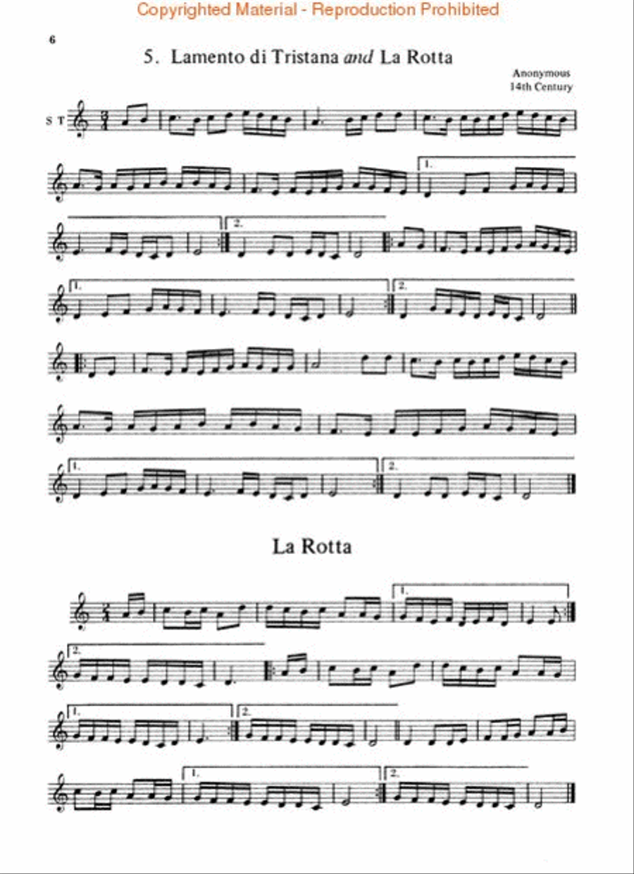 The Recorder Consort 3 Recorder scores gallery preview page 3