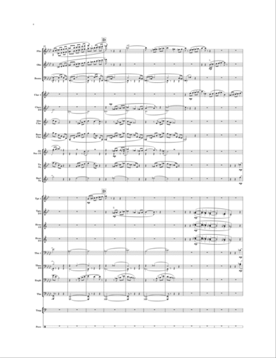 My Love's an Arbutus My Love's an Arbutus Concert Band scores gallery preview page 4