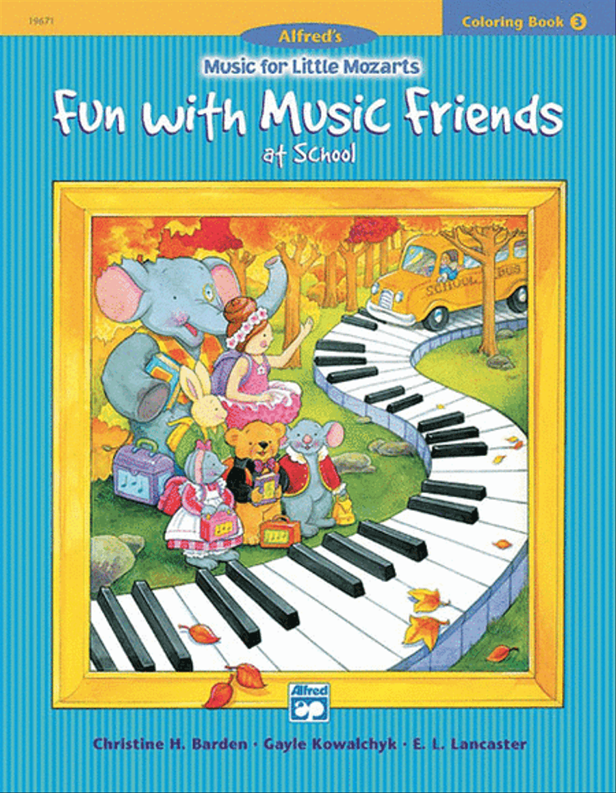 Music for Little Mozarts Coloring Book, Book 3