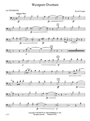 Westport Overture: 2nd Trombone