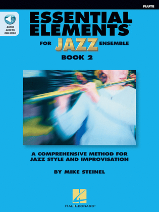 Book cover for Essential Elements for Jazz Ensemble Book 2 – Flute