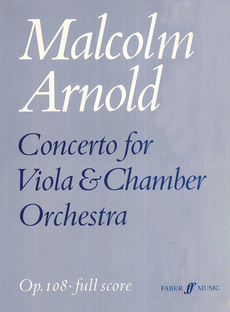 Malcolm Arnold /Viola Concerto (Score)