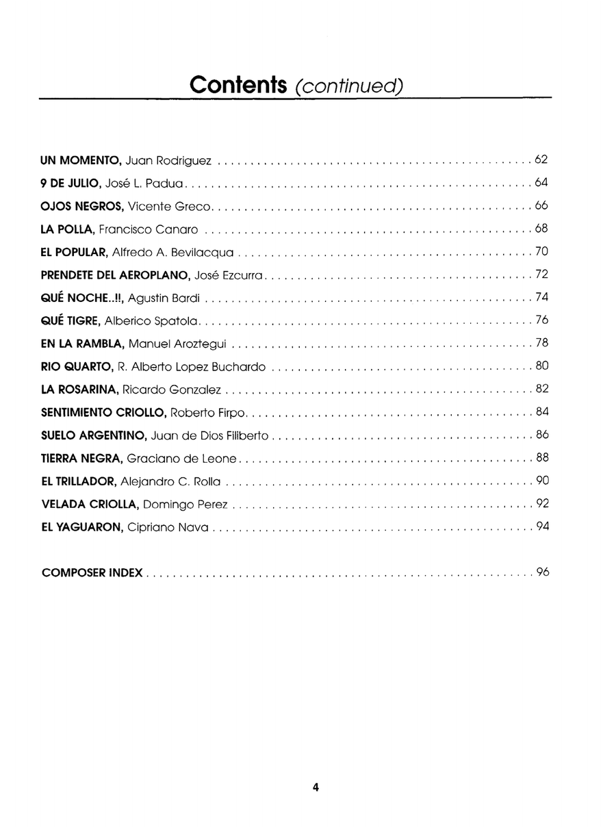 Argentinean Tangos for Keyboard Piano - Digital Sheet Music page 5