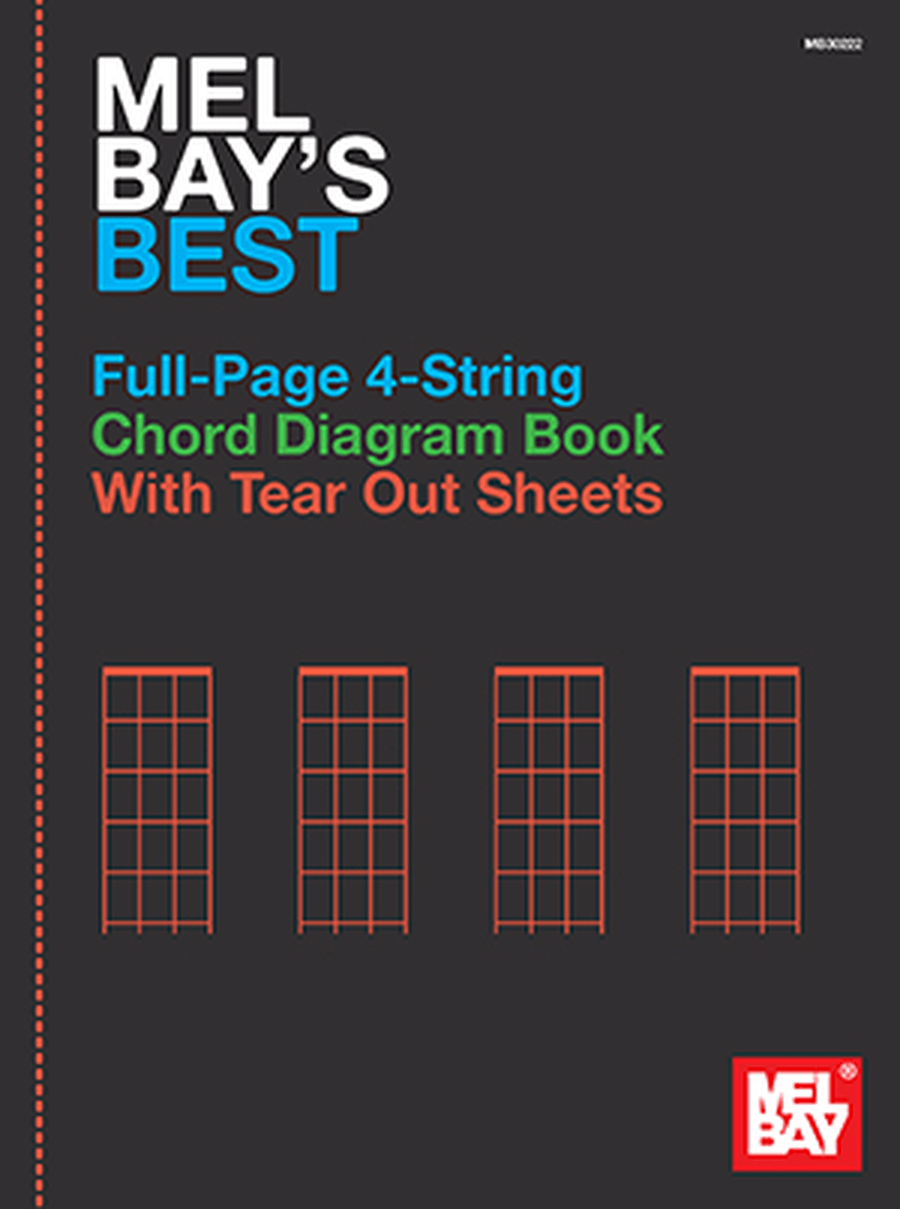Mel Bay's Best Full-Page 4-String Chord Diagram Book Baritone Horn TC scores gallery preview page 1