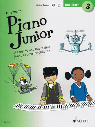 Book cover for Piano Junior: Duet Book 3