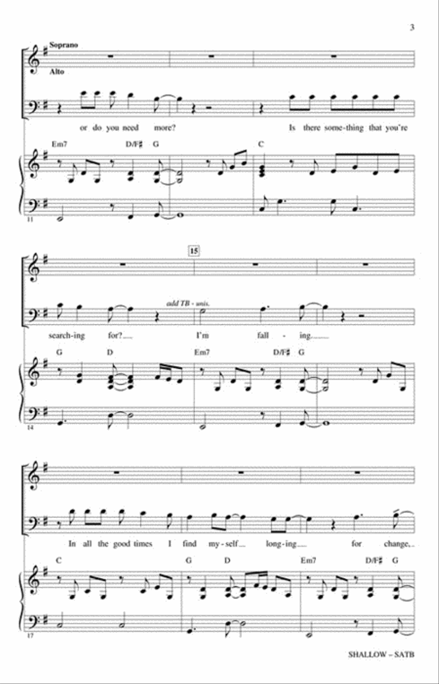 Shallow 4-Part scores gallery preview page 3
