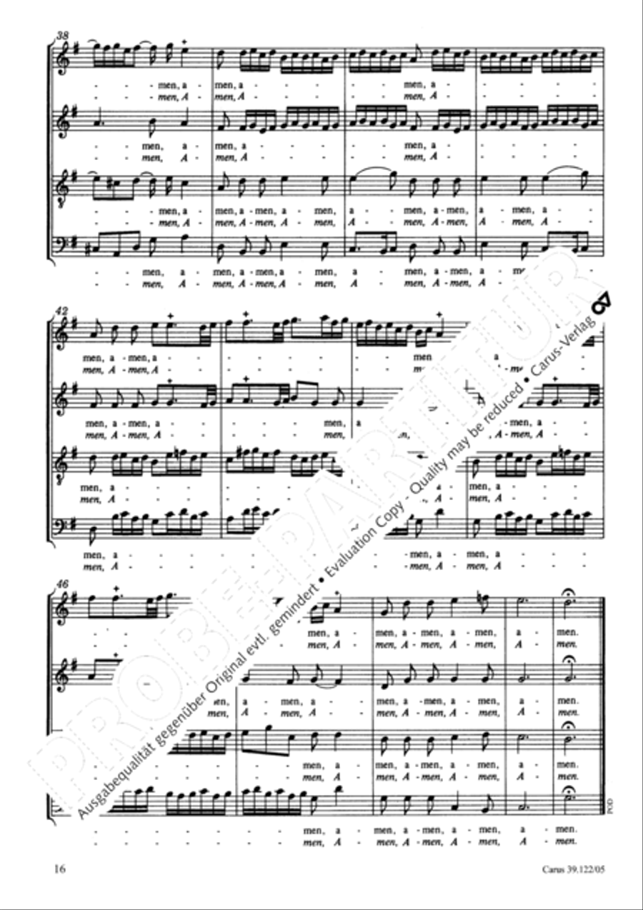 All my spirit exalts (With my spirit I praise the Lord) 4-Part scores gallery preview page 17