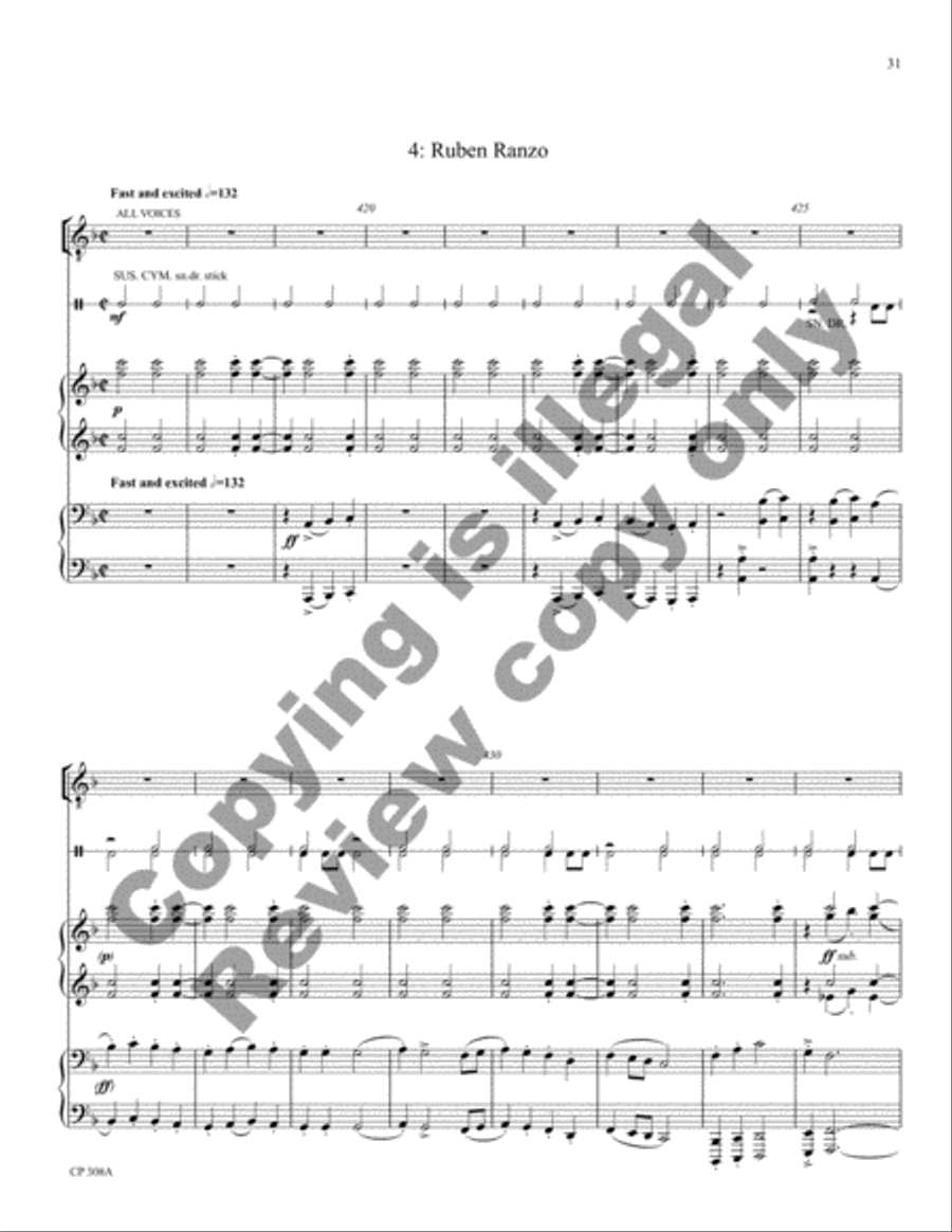 American Folk Song Suite (Full Score) Choir scores gallery preview page 30