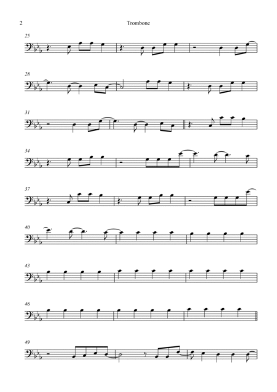 Titanium Trombone Solo scores gallery preview page 2