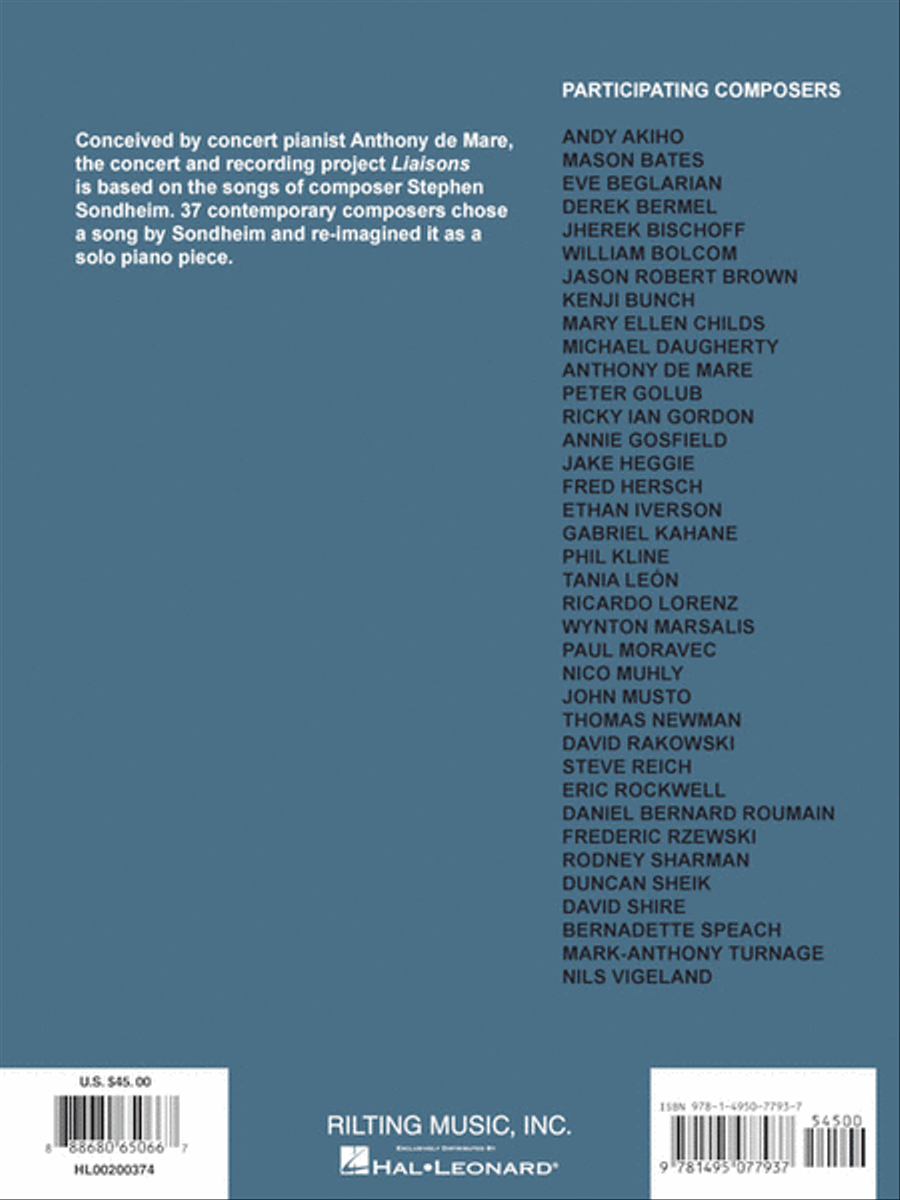 Liaisons - Re-imagining Sondheim from the Piano Piano Solo scores gallery preview page 7