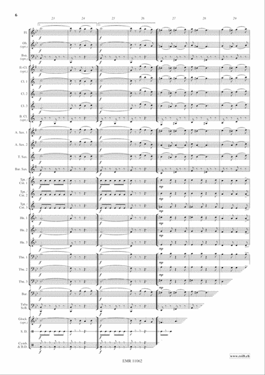 Lauber Iwisa Marsch Lauber Iwisa Marsch Concert Band scores gallery preview page 7