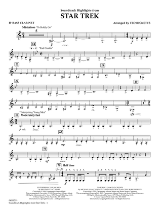 Star Trek - Soundtrack Highlights - Bb Bass Clarinet