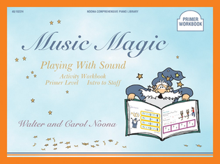 Book cover for Noona Comprehensive Music Magic Piano Playing with Sound Activity Workbook Primer