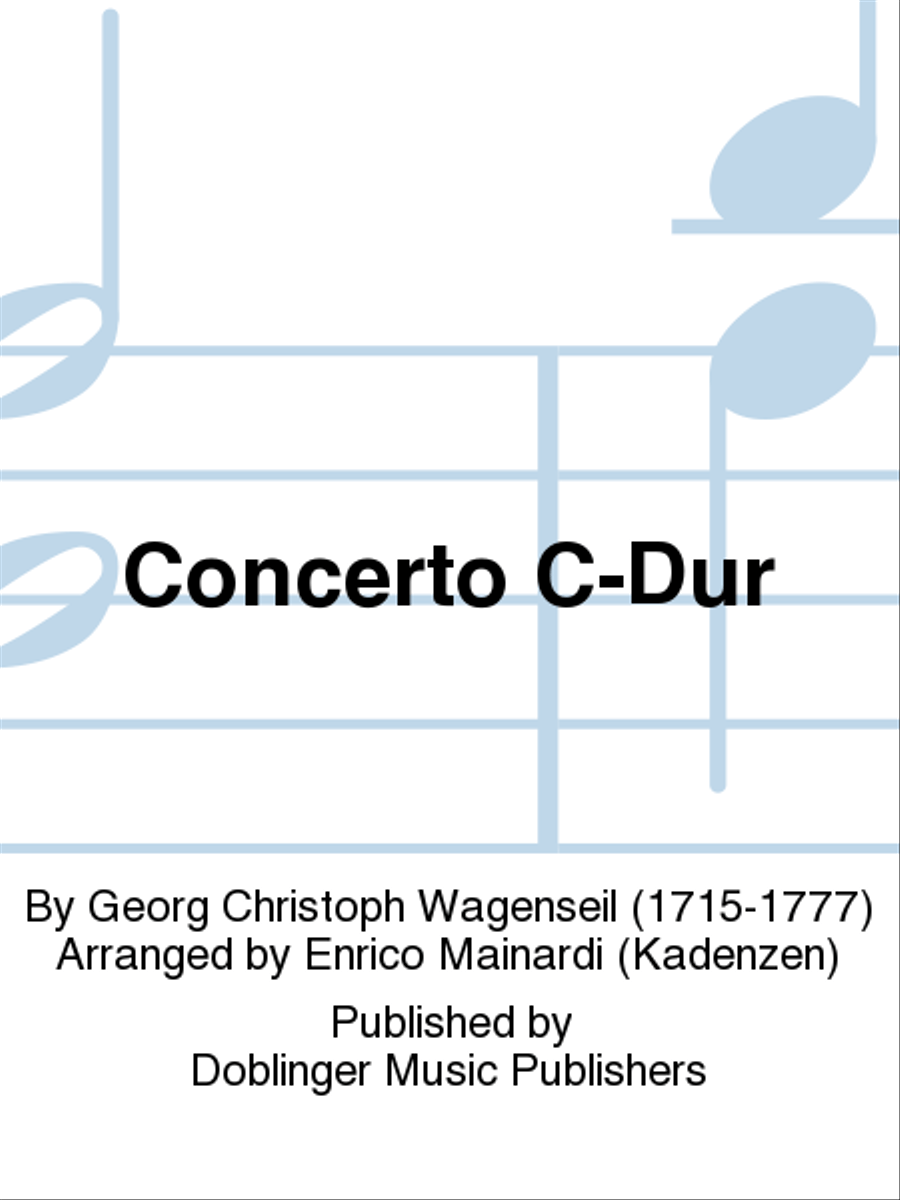 Concerto C-Dur Concerto C-Dur Orchestra scores gallery preview page 1