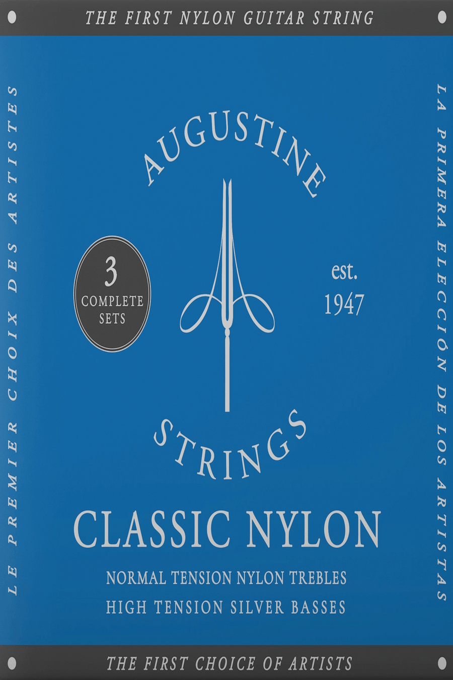 Book cover for Classic Blue 3-Pack High Tension Nylon Guitar Strings