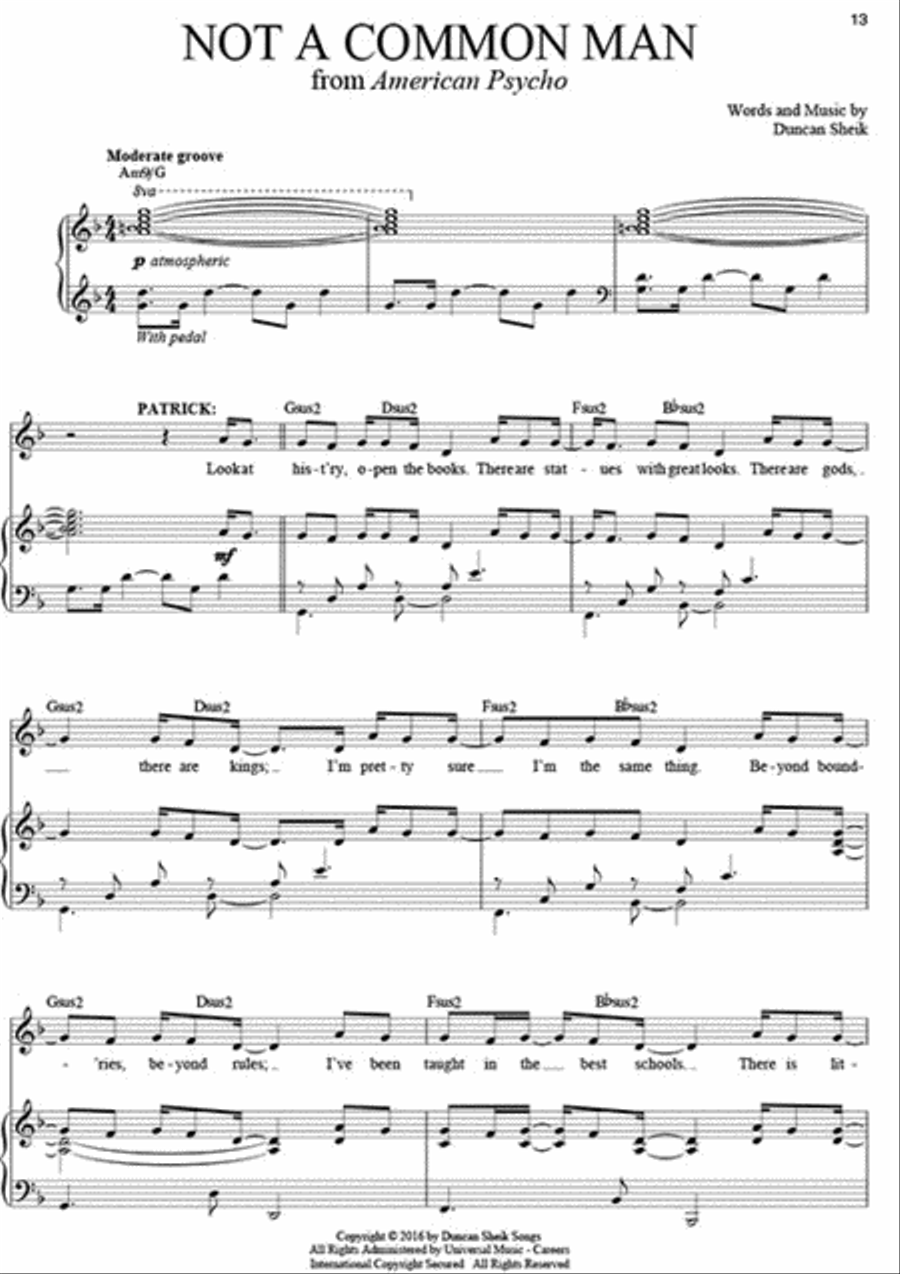 Contemporary Theatre Songs – Baritone Voice scores gallery preview page 4
