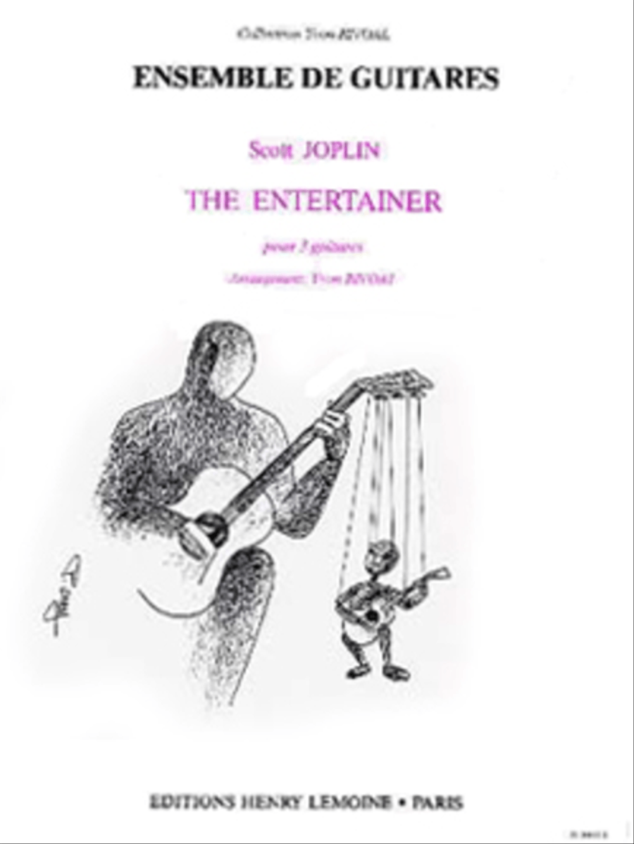 The Entertainer - L'Arnaque Guitar Ensemble scores gallery preview page 1