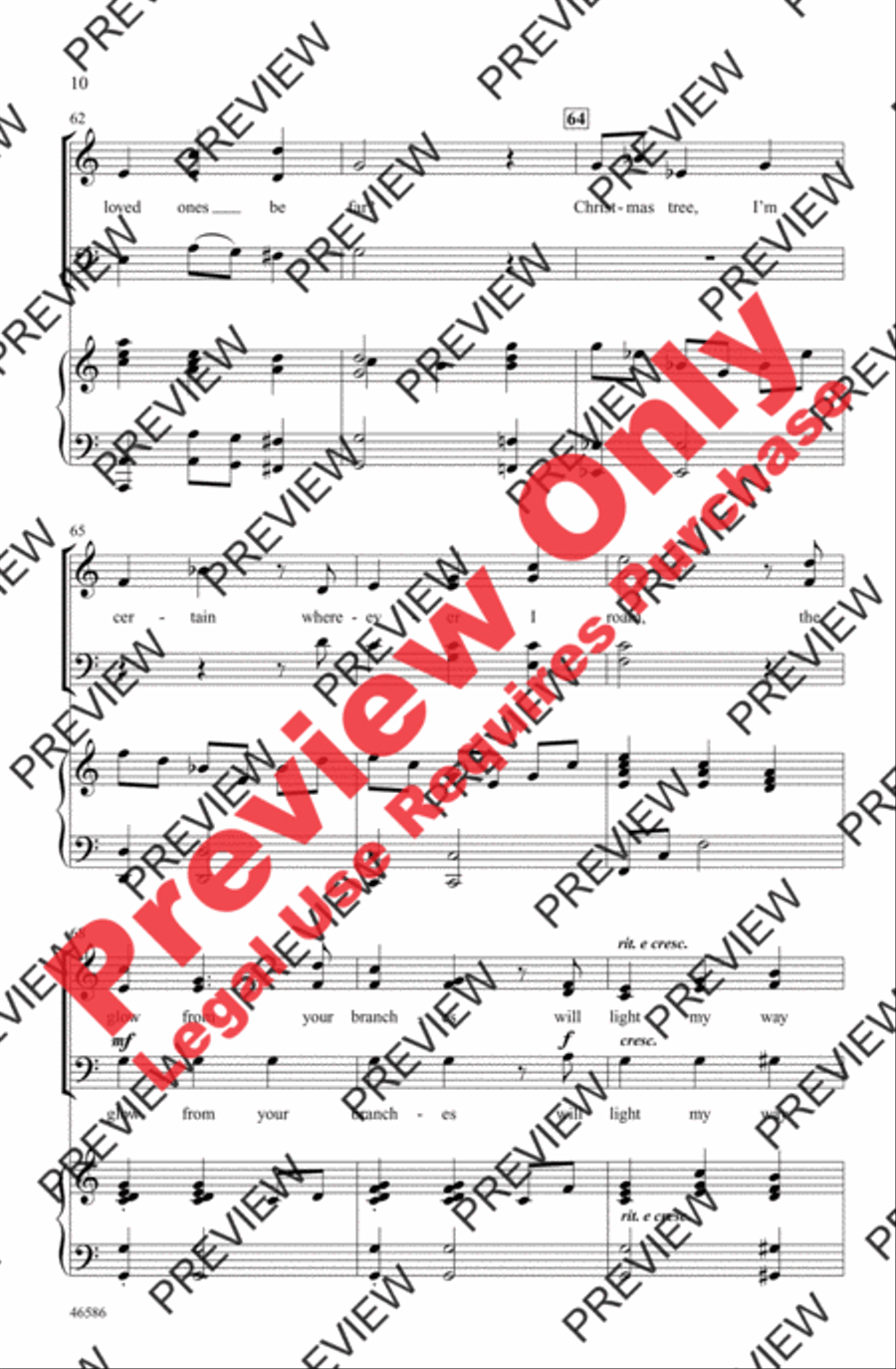 My Christmas Tree 3-Part scores gallery preview page 9