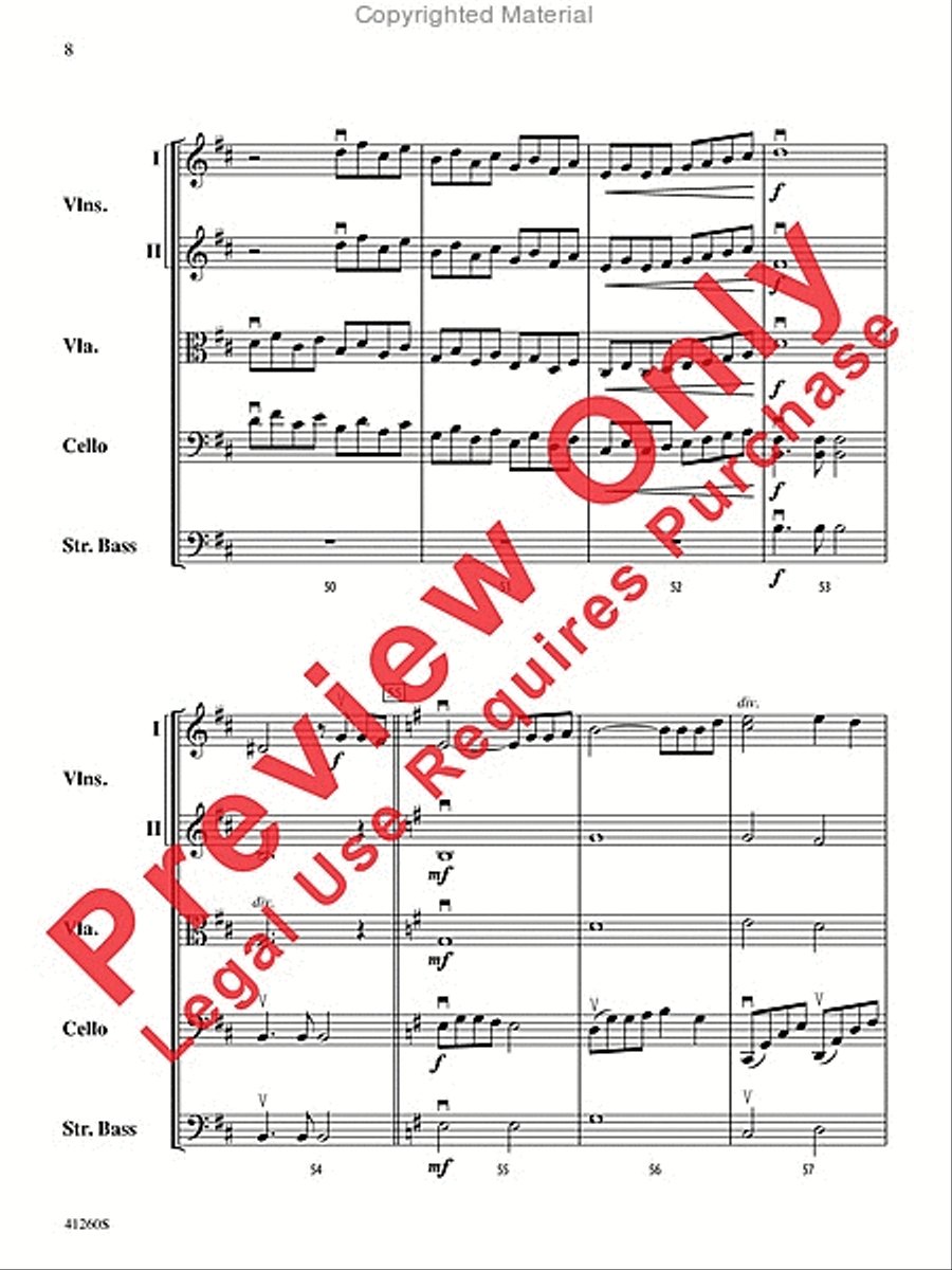 Flight String Orchestra scores gallery preview page 8