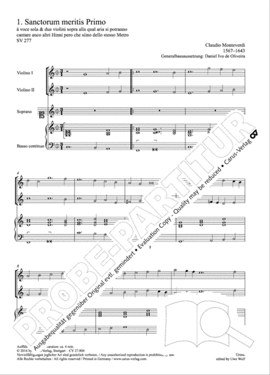 Hinni, Salve Regina, Motetti Score scores gallery preview page 26