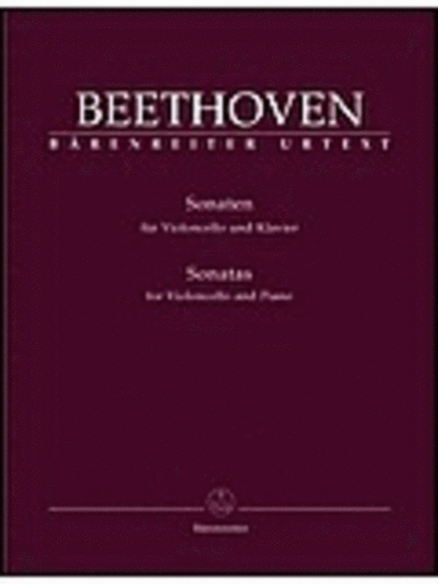 Beethoven - Sonatas For Cello And Piano Complete Urtext