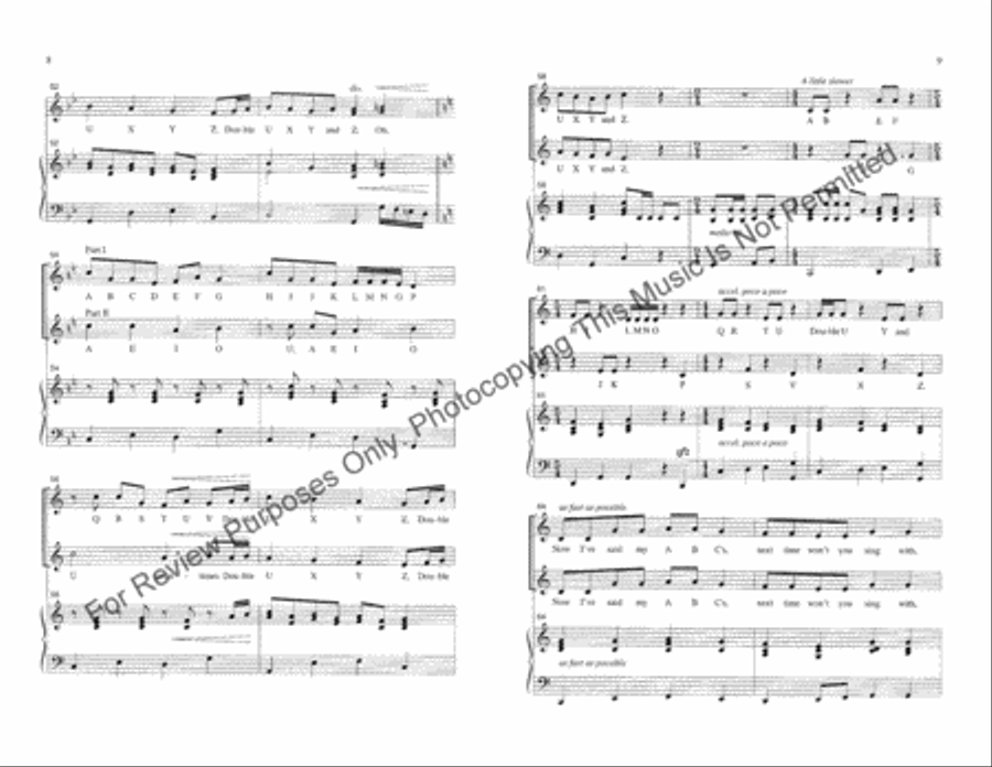 Alphabetiks Alphabetiks 2-Part scores gallery preview page 5