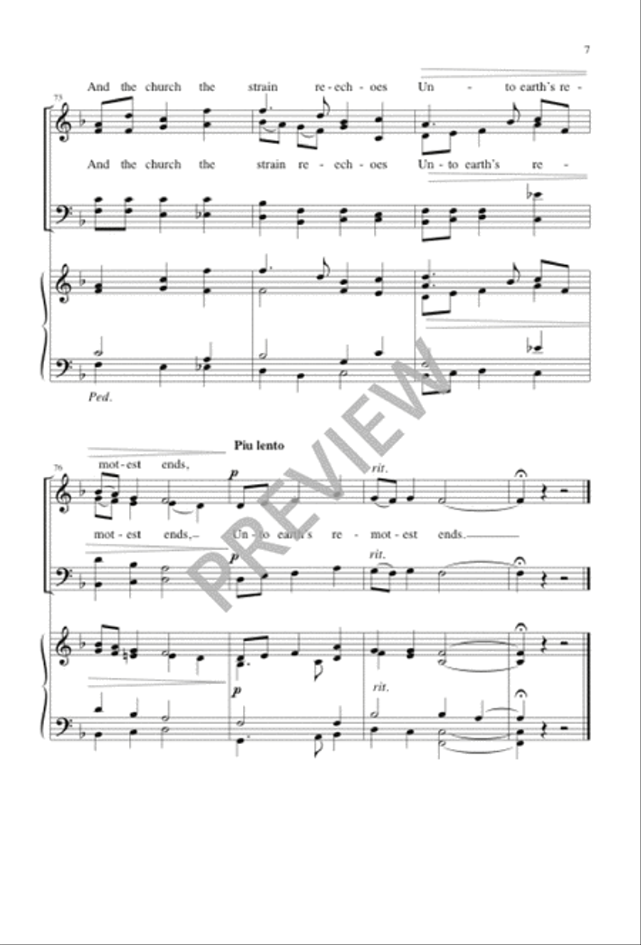 Sing of Mary Sing of Mary 4-Part scores gallery preview page 8