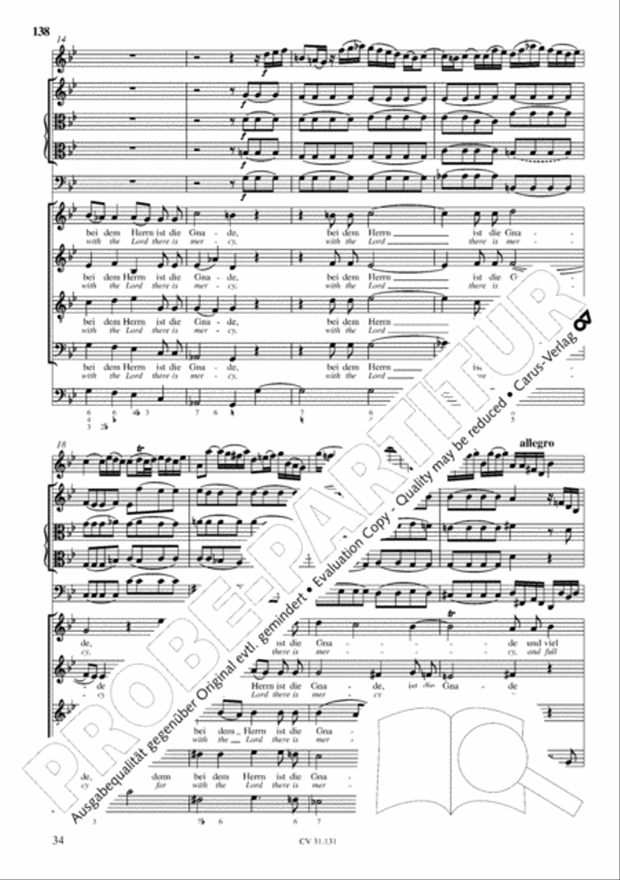 The Complete Sacred Vocal Works (Das geistliche Vokalwerk) Voice scores gallery preview page 139