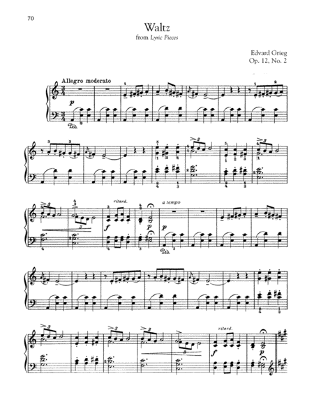 Waltz In A Minor, Op. 12, No. 2