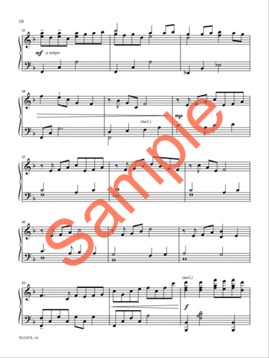 Alleluias for the Piano Piano Solo scores gallery preview page 9