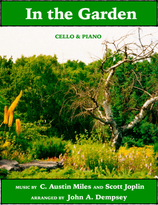 Book cover for In the Garden / Maple Leaf Rag (Cello and Piano)