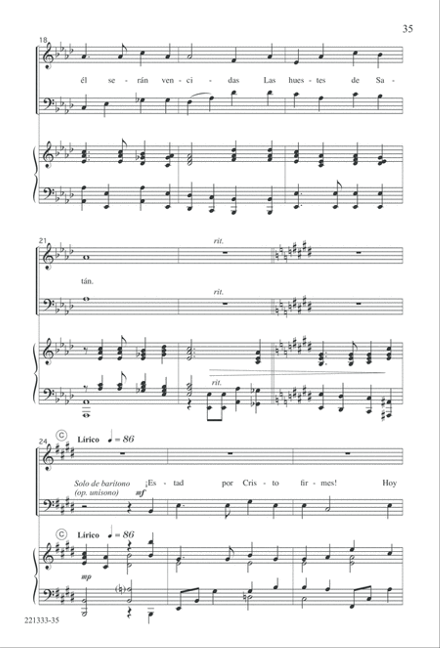 Siervos de Jesus Siervos de Jesus 4-Part scores gallery preview page 39