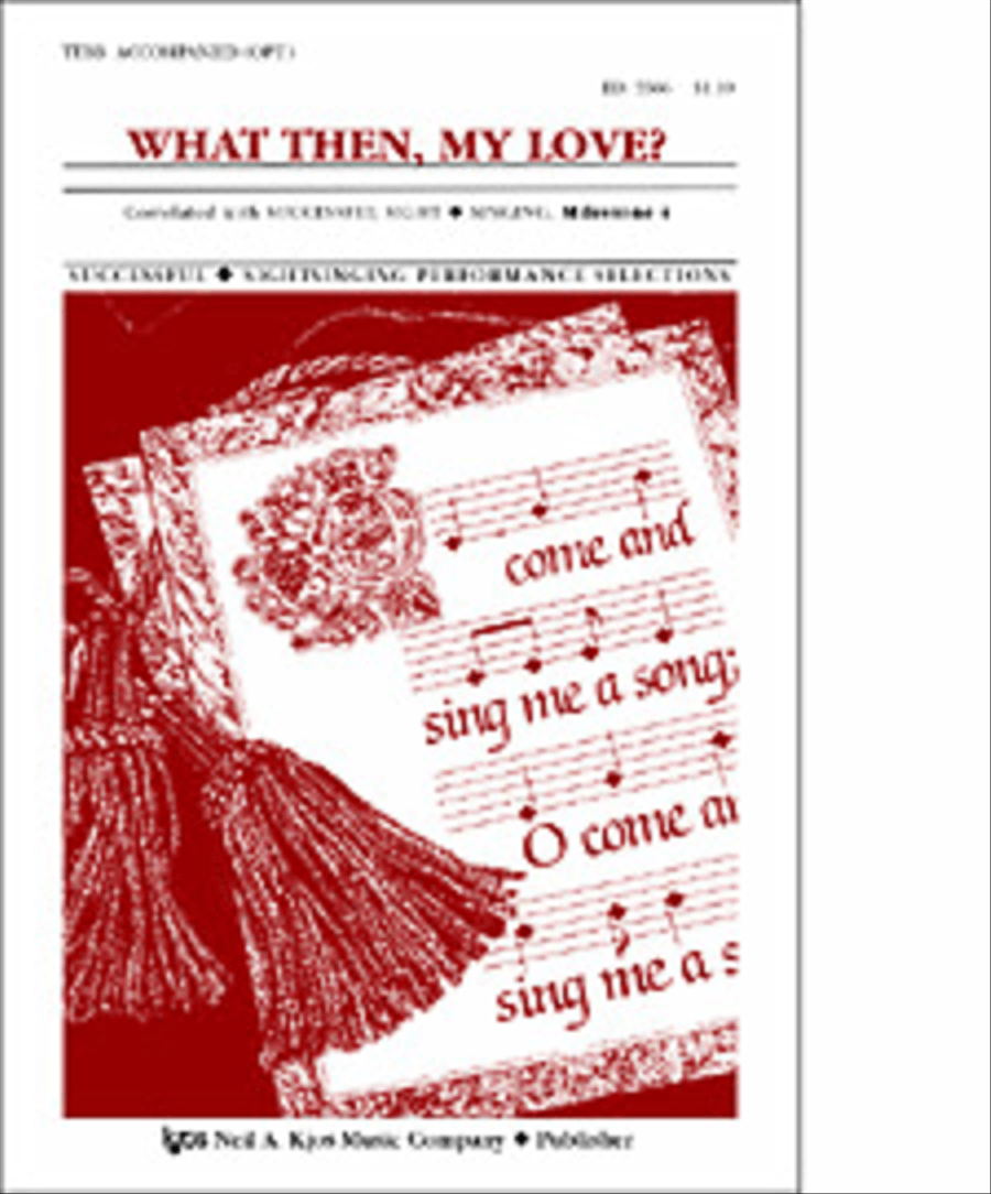 What Then, My Love TTBB scores gallery preview page 1