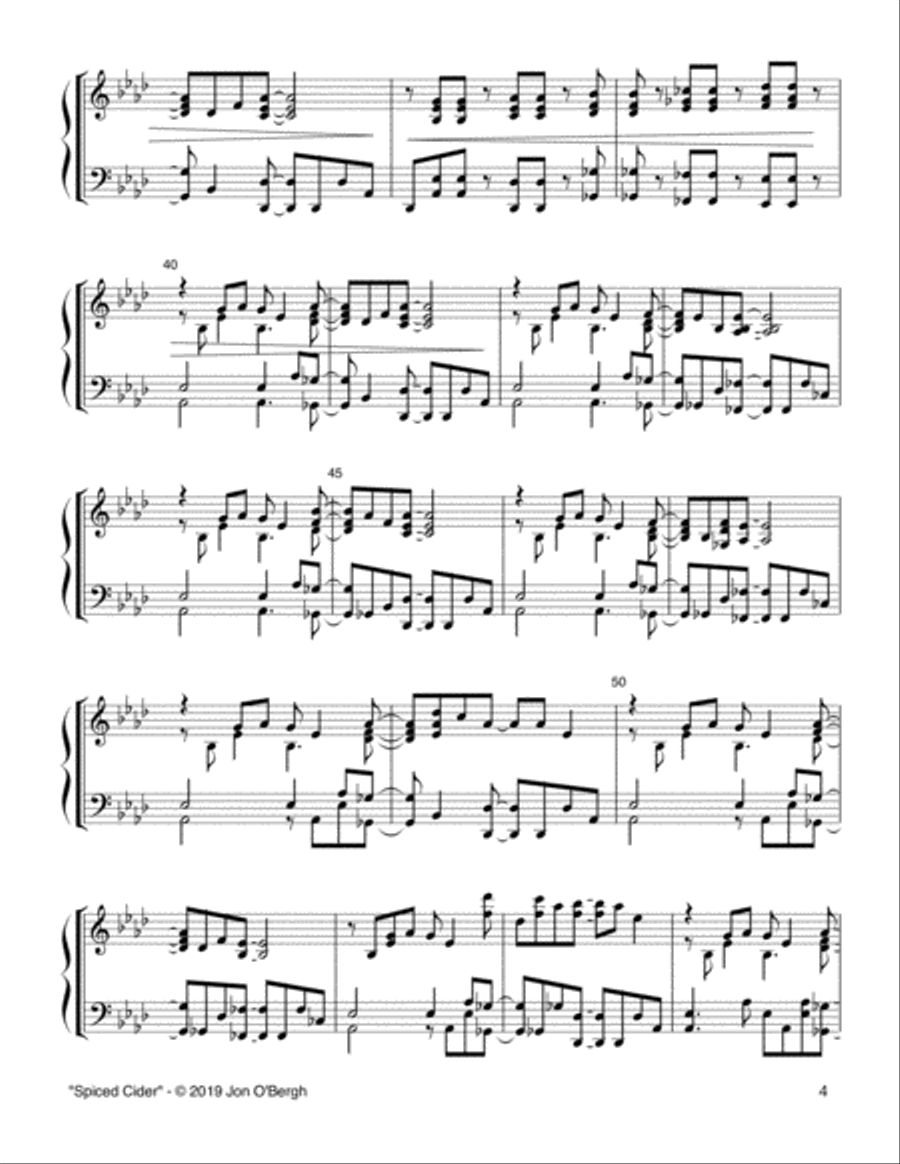 Autumn Harvest - The Complete Album for Solo Piano Piano Solo scores gallery preview page 5