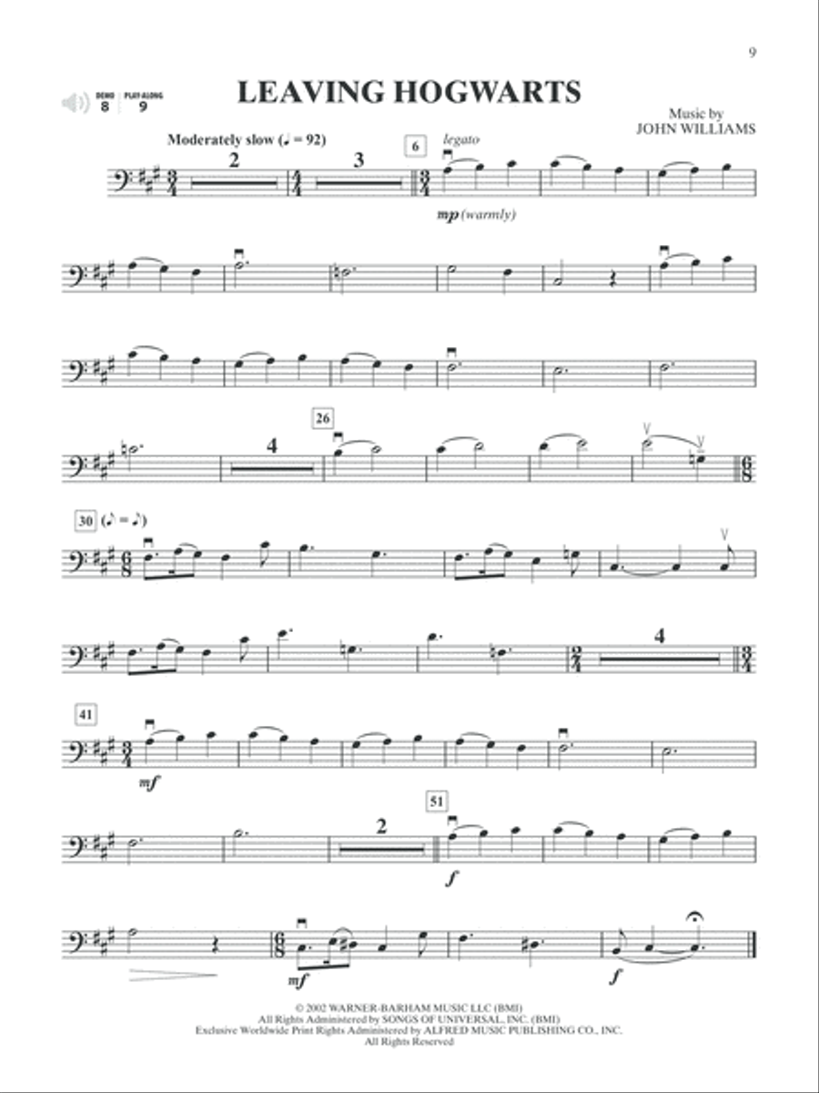 Harry Potter Instrumental Solos for Strings String Orchestra scores gallery preview page 8