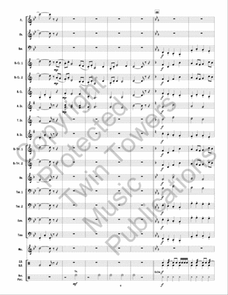 The Red Bird Lumber Company March Concert Band scores gallery preview page 10
