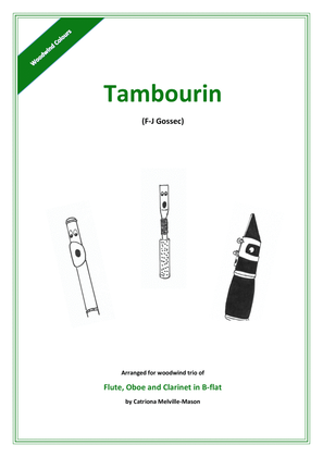 Book cover for Tambourin (flute, oboe, clarinet trio)