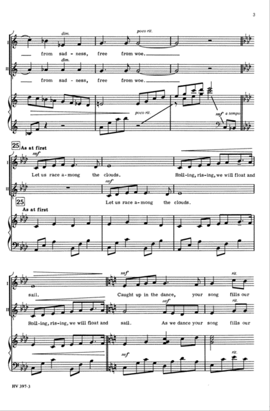 Summer Breeze A Cappella scores gallery preview page 4