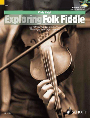 Book cover for Exploring Folk Fiddle Book/CD